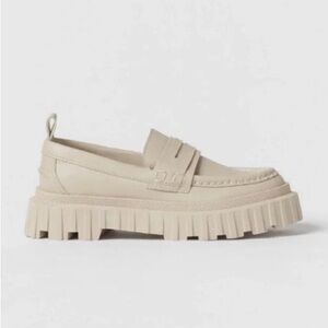 Zara Chunky Cream Loafers